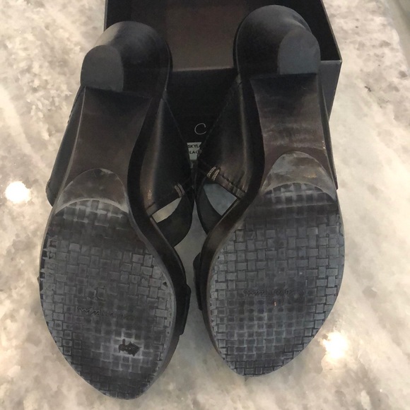 Cole Haan Black leather slides - Picture 5 of 6